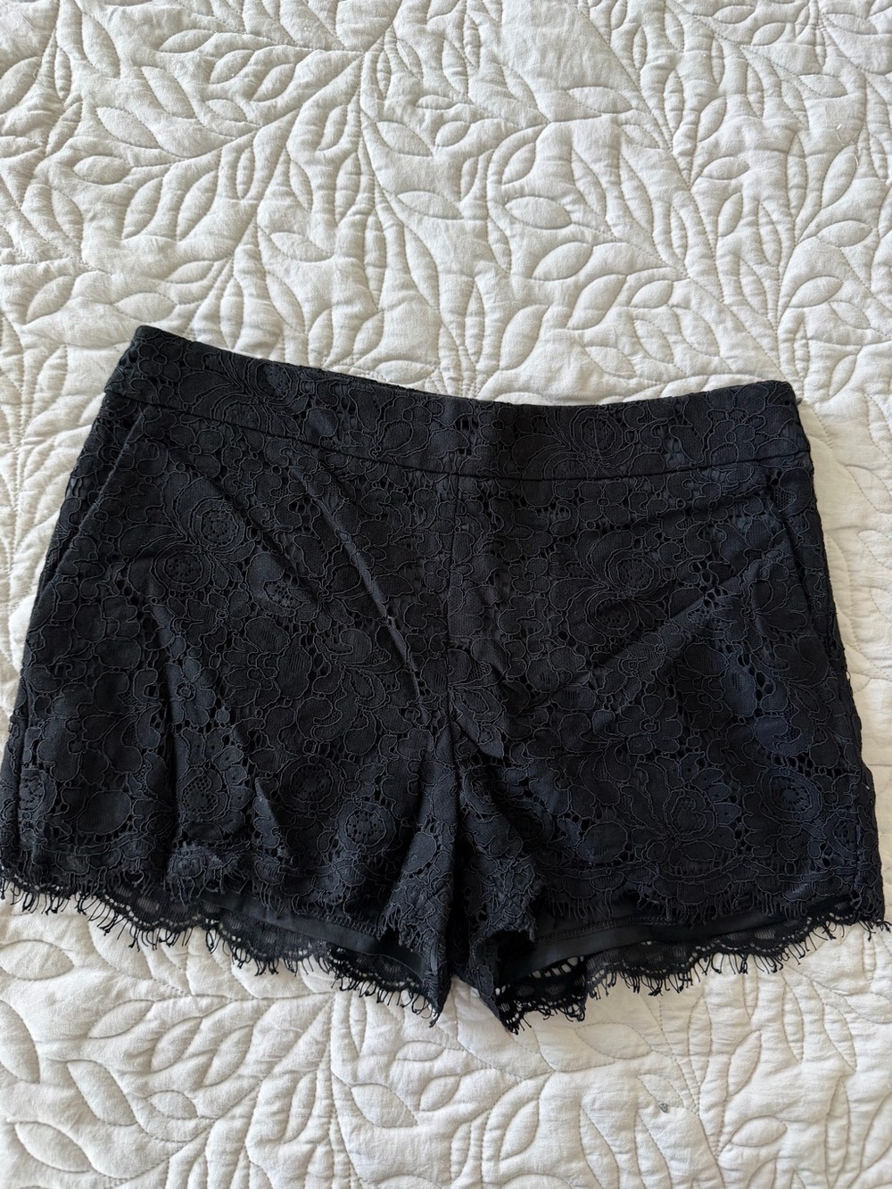 Express Women's Black Lace Shorts